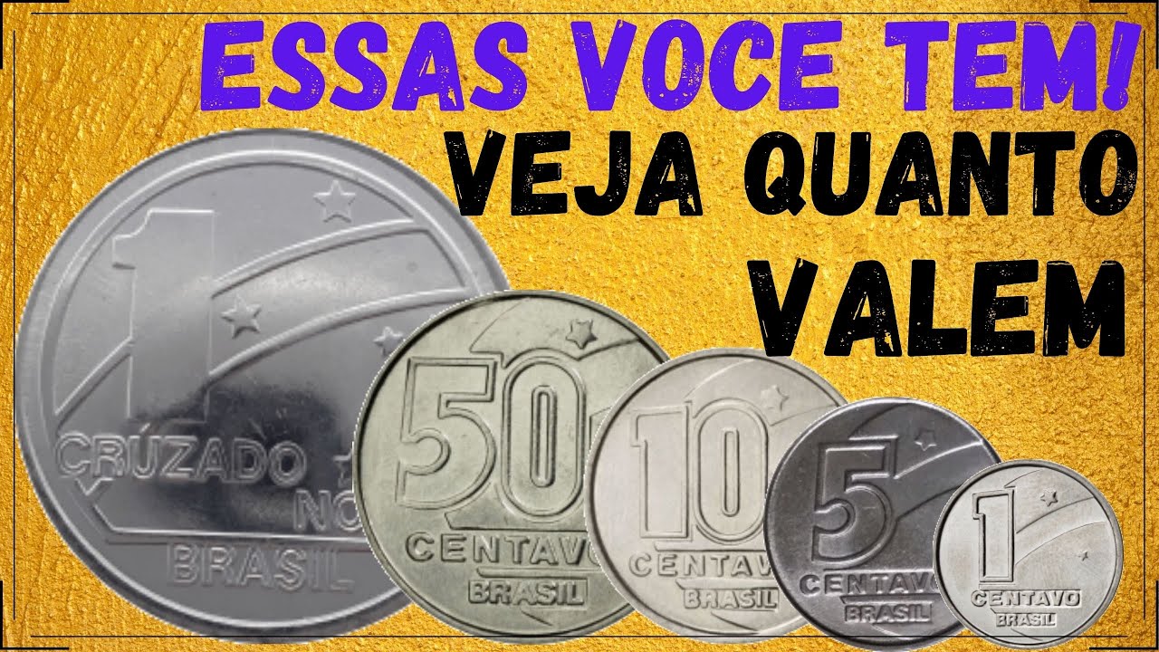 SAIBA QUANTO VALE ESSAS MOEDAS ANTIGAS | PADRÃO CRUZADO NOVO