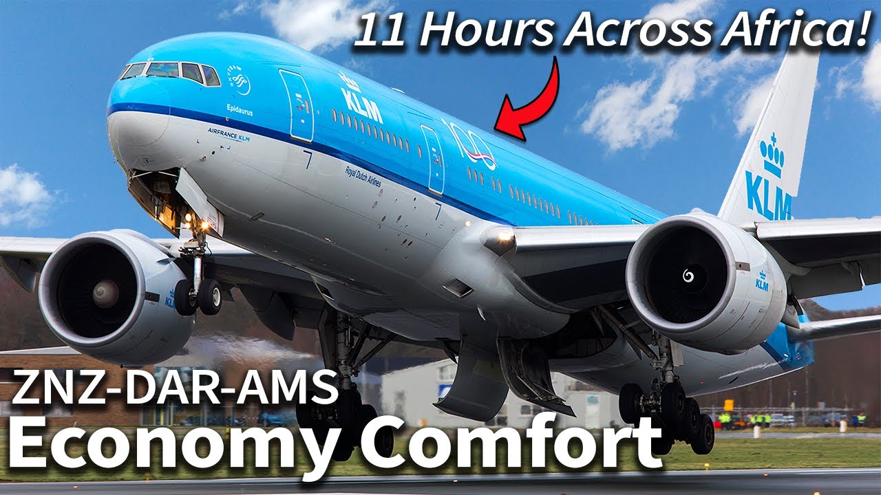 Africa to Amsterdam in Economy Comfort - KLM 777-200ER