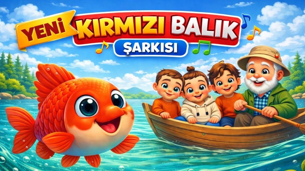 Kırmızı Balık Şarkısı | YENİ | Eğlenceli Çocuk Şarkıları 🎶