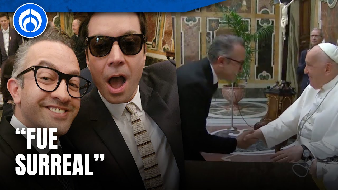 ¡Ahora sí muy santo! Chumel Torres se reúne con el Papa Francisco
