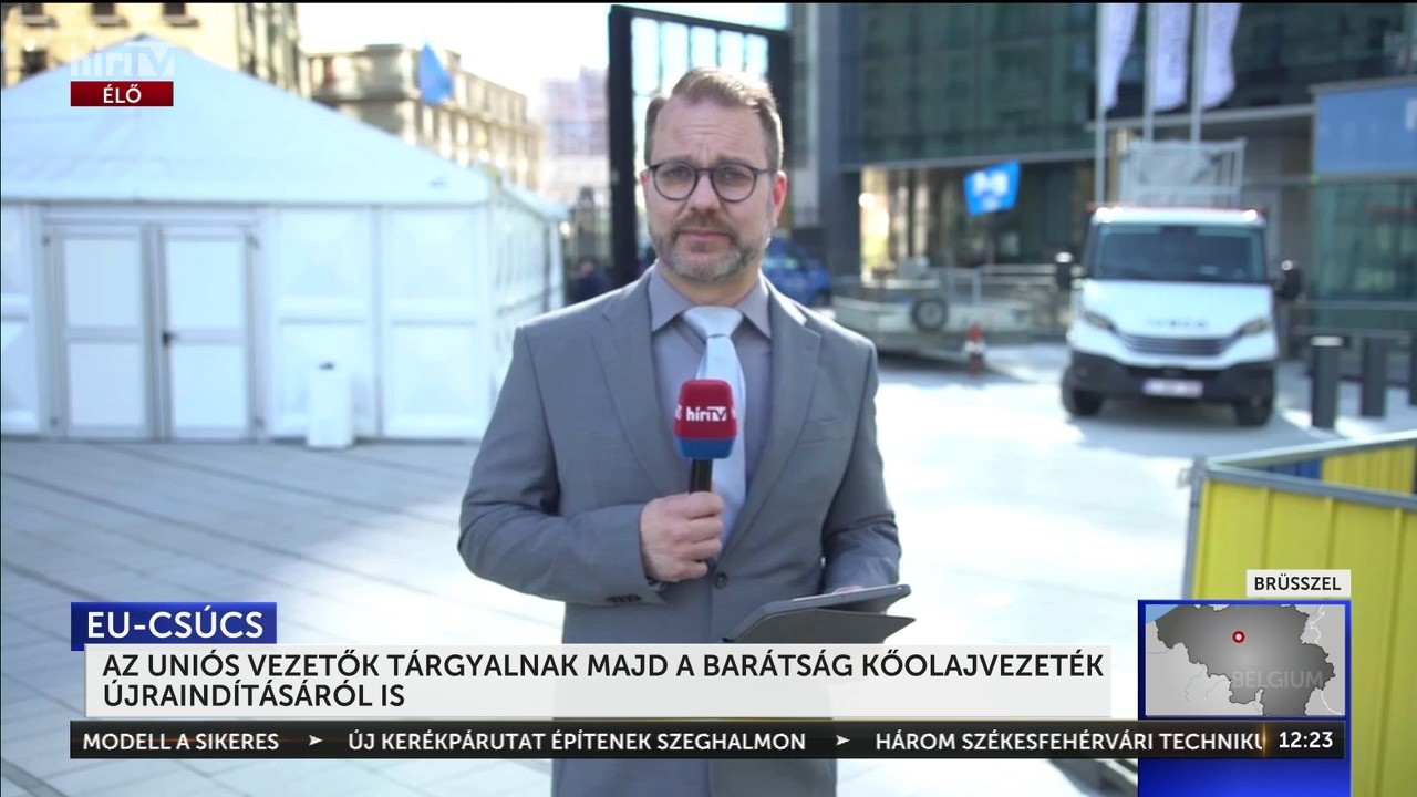 Az uniós vezetők tárgyalnak majd a Barátság kőolajvezeték újraindításáról is - HírTV