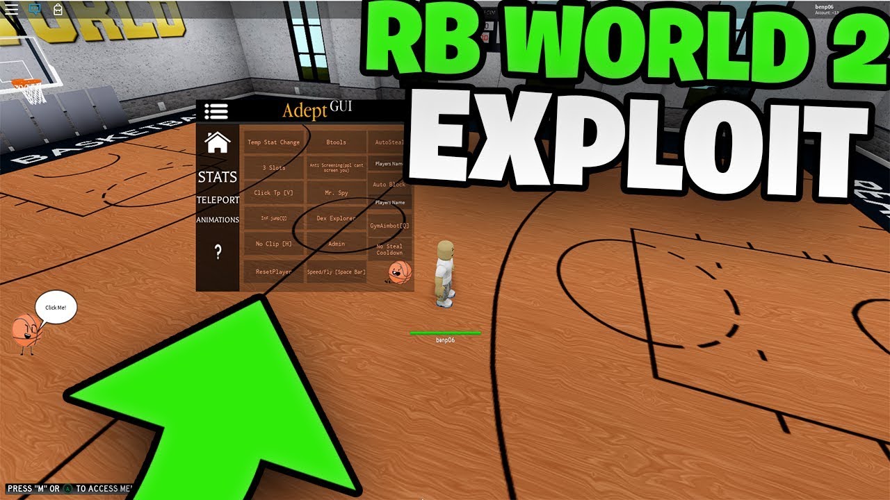 Roblox Script I RB world 2 Gui Showcase
