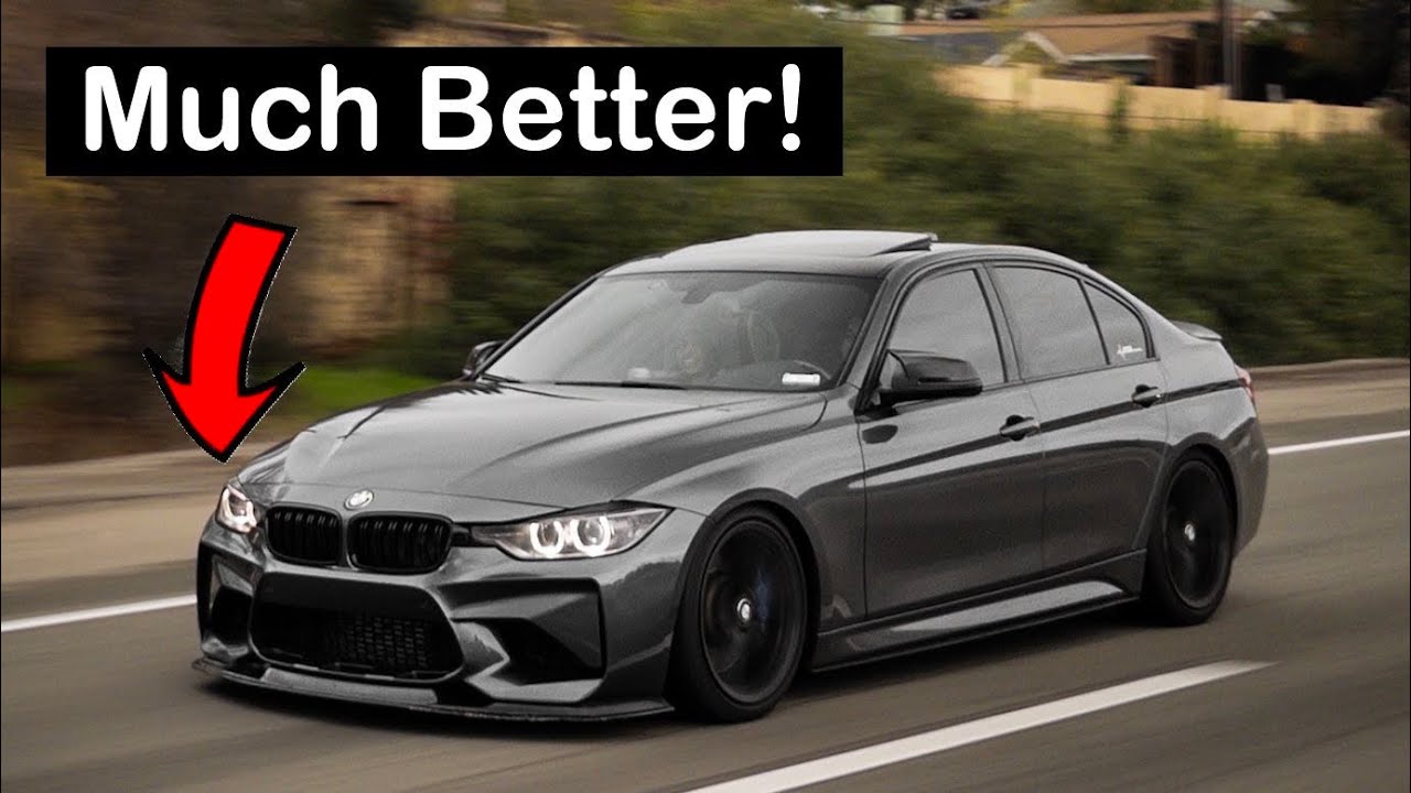 This $20 Mod Makes a HUGE Difference! Smoke Tinted Headlights F30 335i Vvivid Tint Film Easy DIY