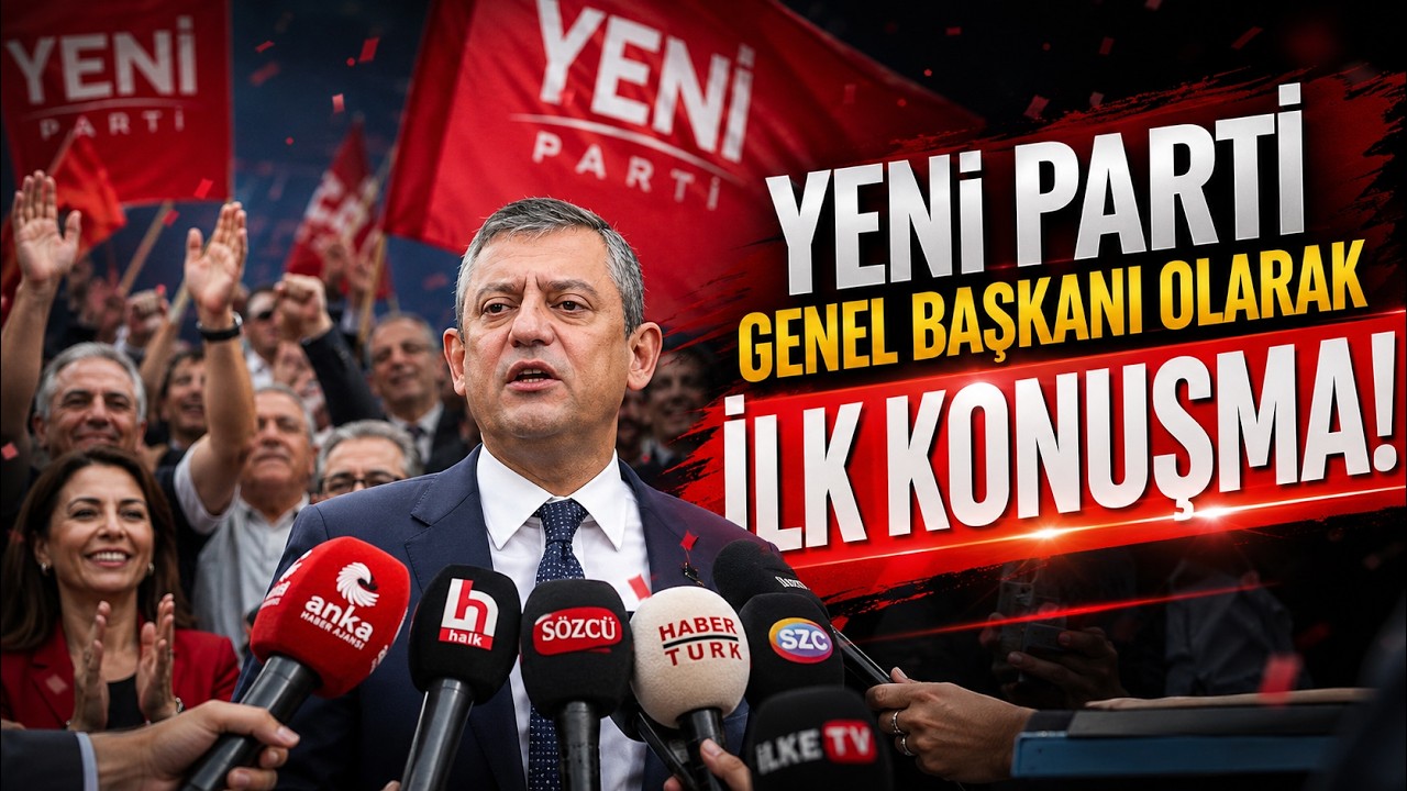 Yeni Parti Lideri Olarak &Ouml;zg&uuml;r &Ouml;zel'den İlk A&ccedil;ıklama!