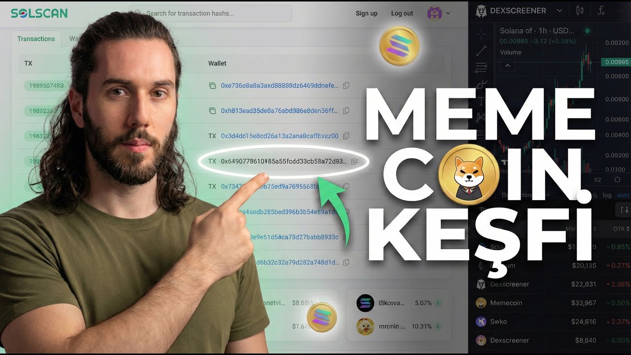 Meme Coinler Nasıl Bulunur? Solana Meme Coinler ve Solscan Kullanımı
