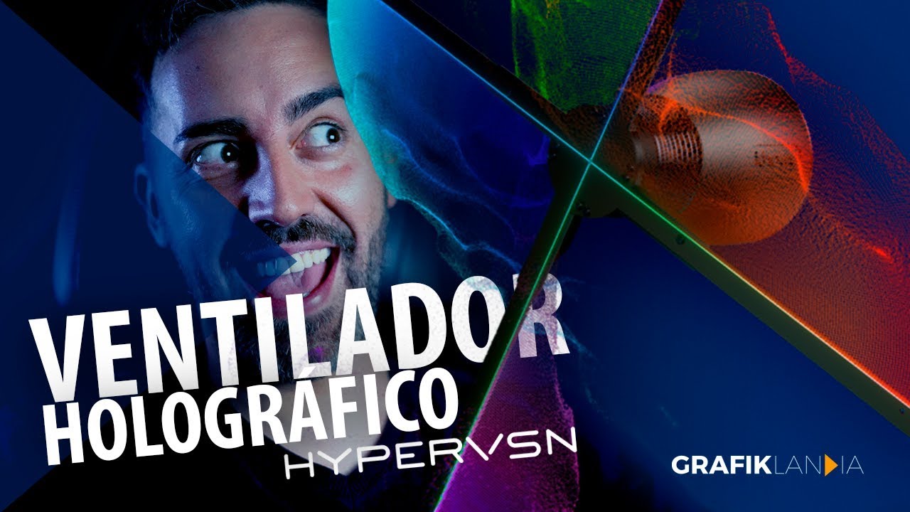 El MEJOR ventilador holográfico 3D del MUNDO 🌍 | HYPERVSN ®