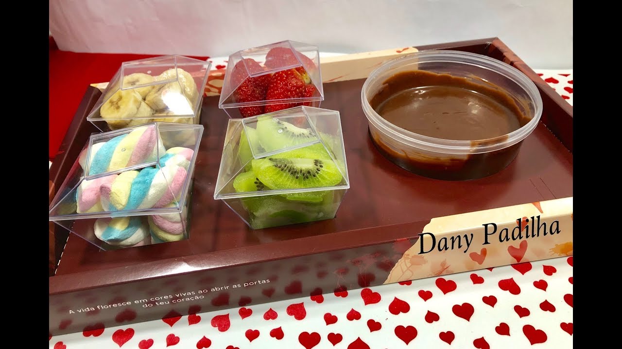 FONDUE DE CHOCOLATE 🍫 FÁCIL É RÁPIDO