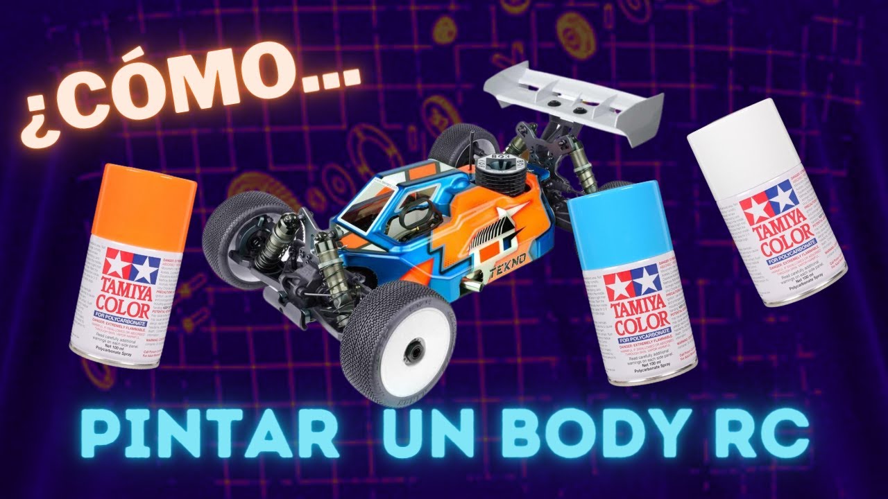 ¿Cómo pintar una carrocería de policarbonato? | Pintando un body RC de lexan.