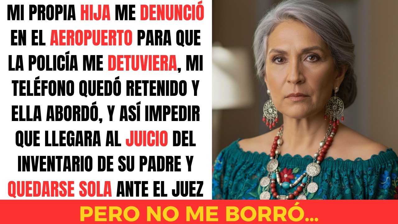 La Policía del Aeropuerto Me Detuvo: Mi Hija Me Denunció para Impedir que Llegara al Juicio…