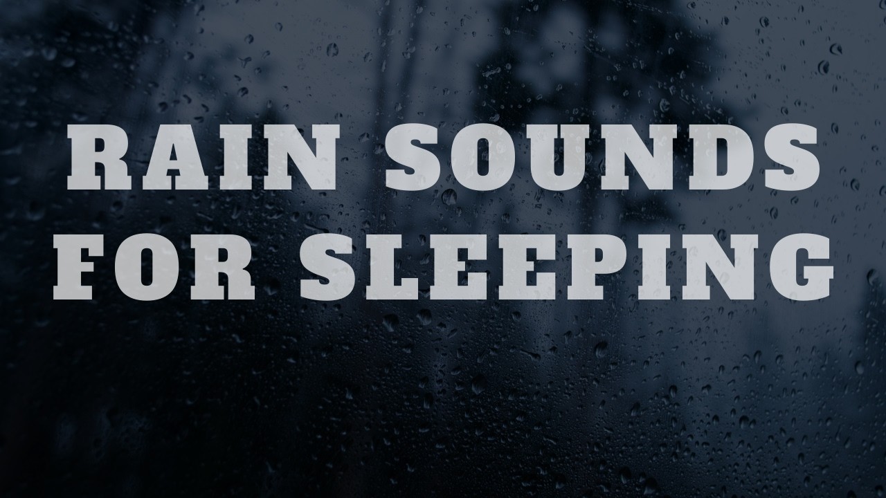 Rain Sounds for Sleeping (No Music) 🌧️ 3 Hours of Deep Night Rain #rainsounds