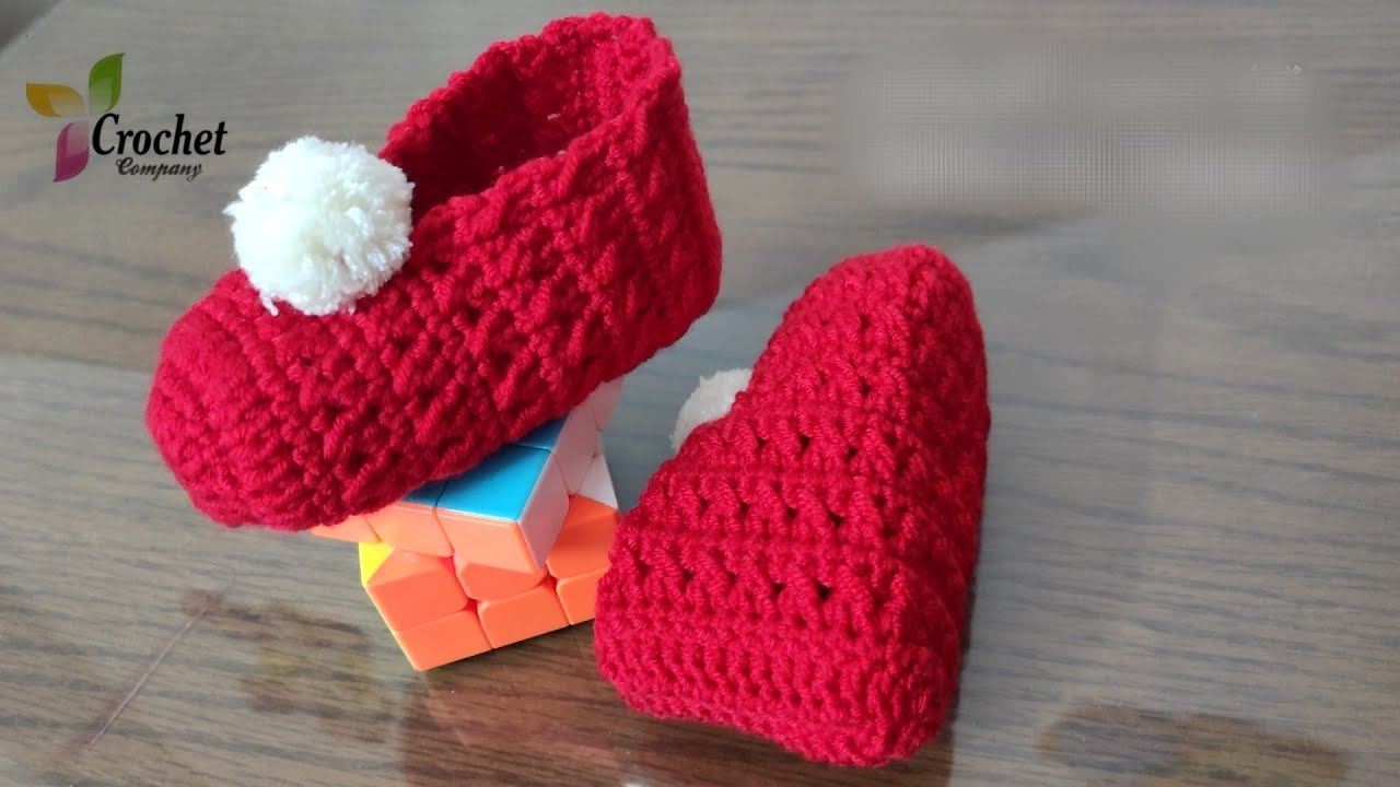 كروشيه لكلوك/حذاء/سليبر/هاف بوت للبيبى - Crochet baby Booties