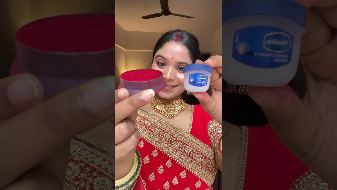 ❤️Sindoor and vaseline✨#viral #viralreels #thatduskybeauty #sindoor #vaseline #makeup #makeuphacks