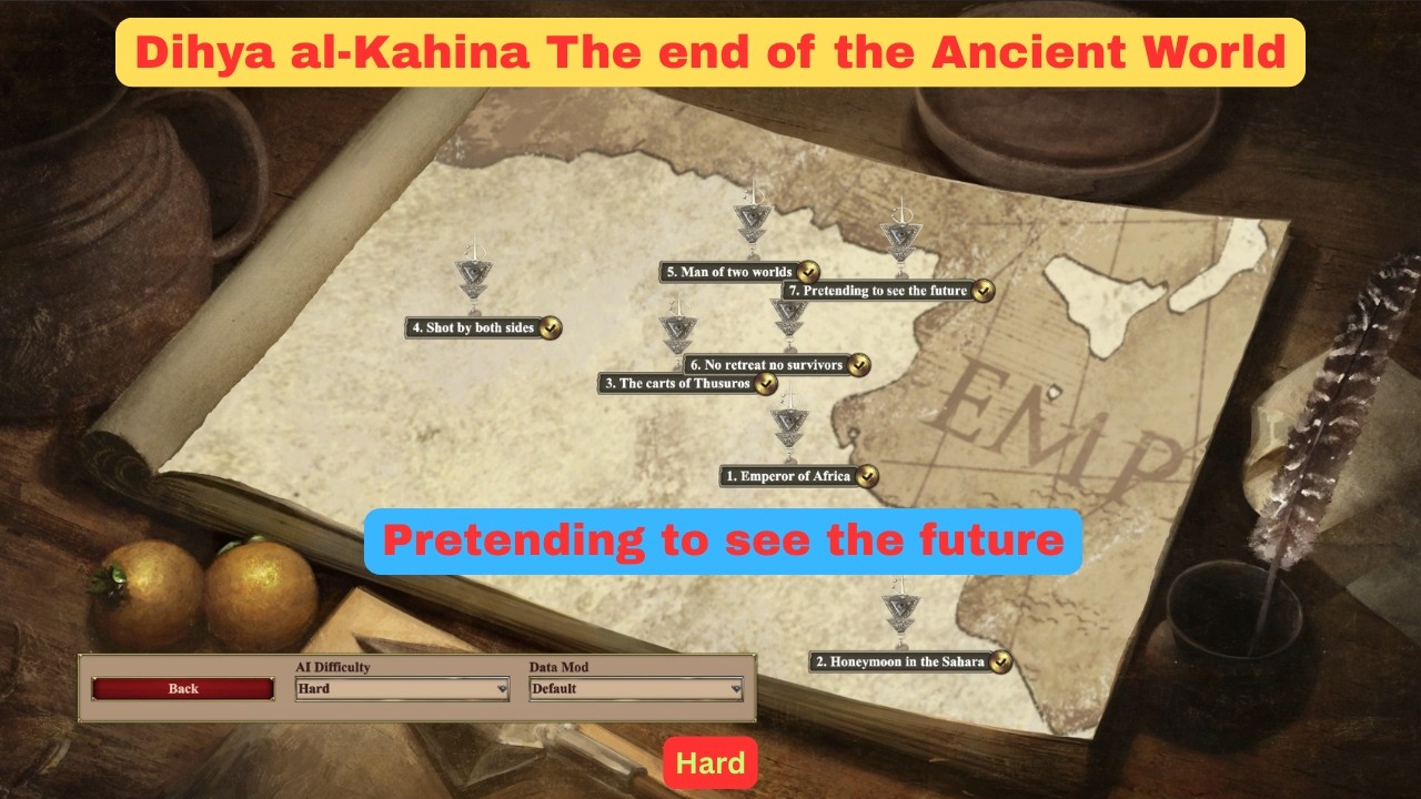 Pretending to see the future | Dihya al-Kahina  The end of the Ancient World | AOE 2 DE | HARD