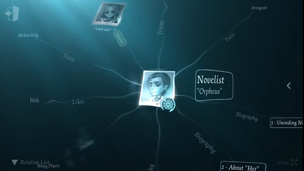 New System: Character Relations Showcase (English and CN Version) - Identity V