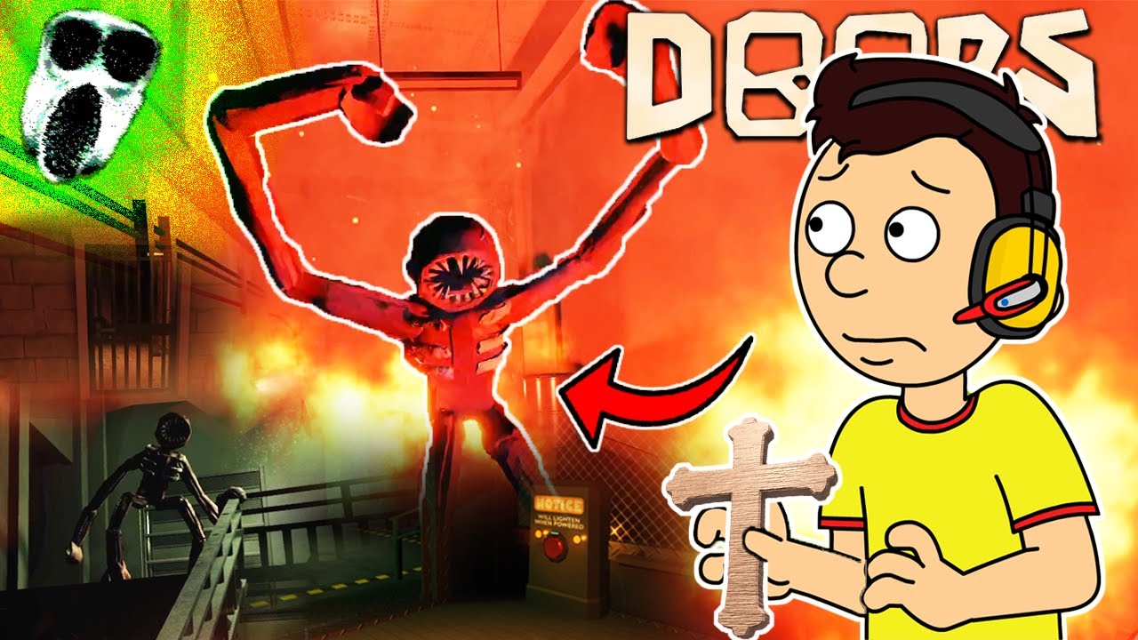 Caillou ATTEMPTS to BEAT ROBLOX DOORS + UPDATE! | Doors Part 3 (FINALE?) (Roblox Part 8)