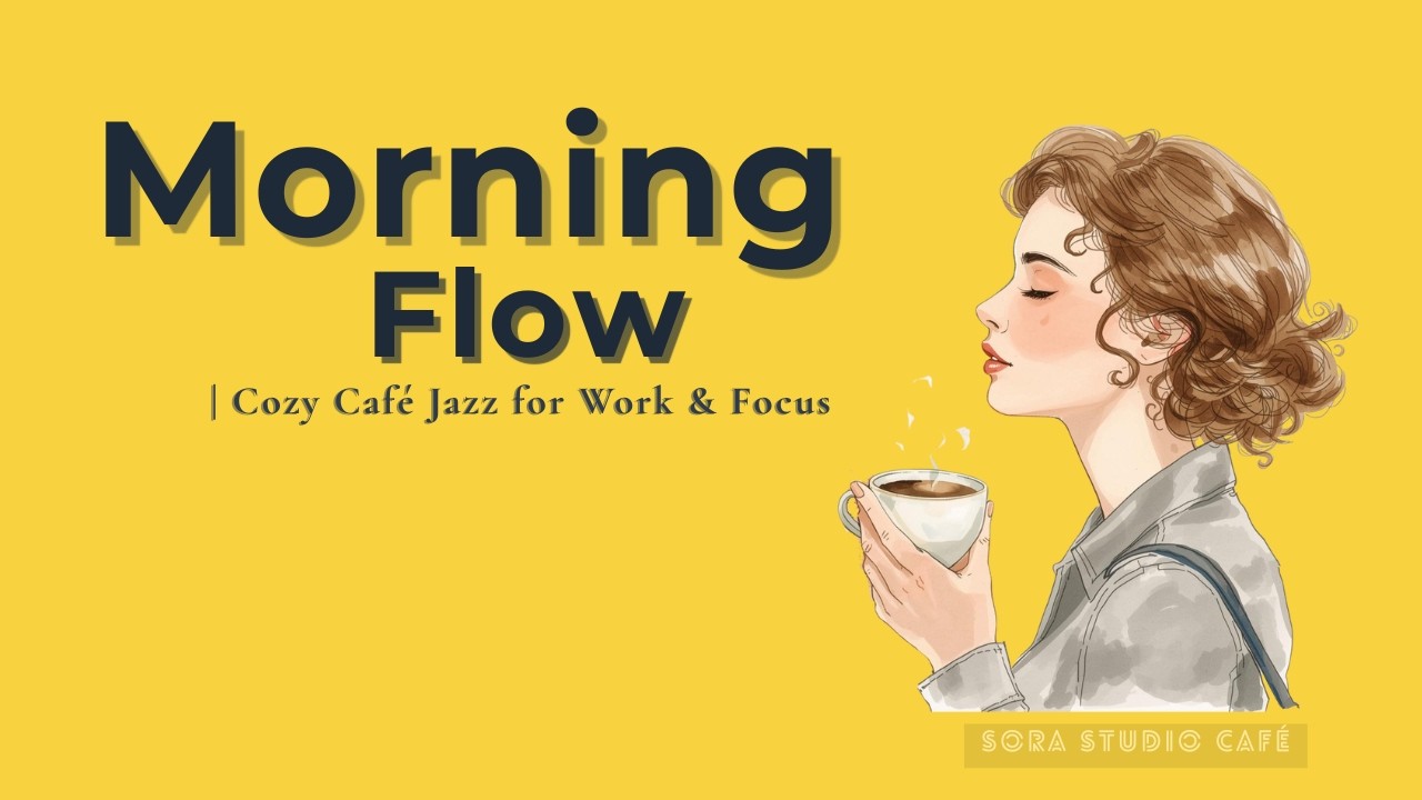 Morning Flow | Cozy Café Jazz for Work & Focus ☕ Smooth Lo-Fi Morning Jazz