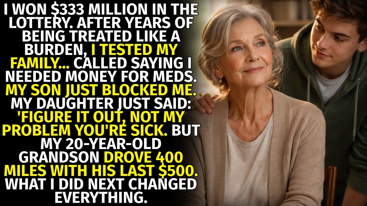 I Won $333 Million in the Lottery and Told No One — Only My grandson Helped When I Faked Being Broke