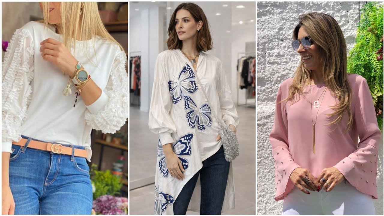 Moda 2026 BLUSAS BONITAS 100”Ideas De blusas bonitas MODELOS casuales 25/26 #fashion #shirts #style