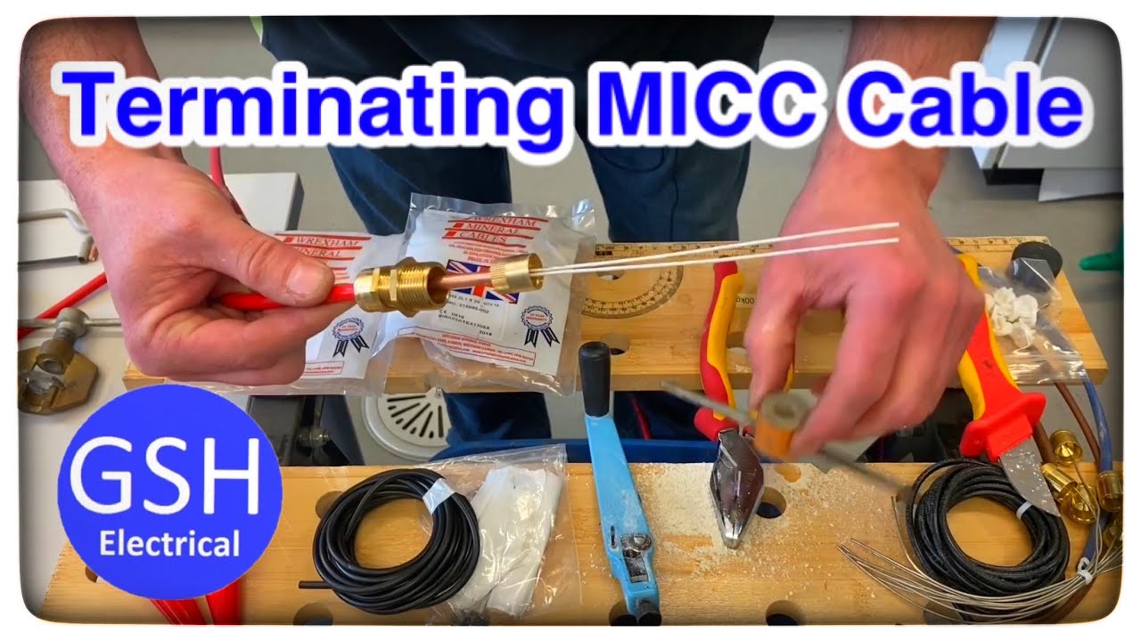 How to Terminate MICC Cable and put on the Shroud, Gland Body and Pot (Make off Pyro or MI Cable)