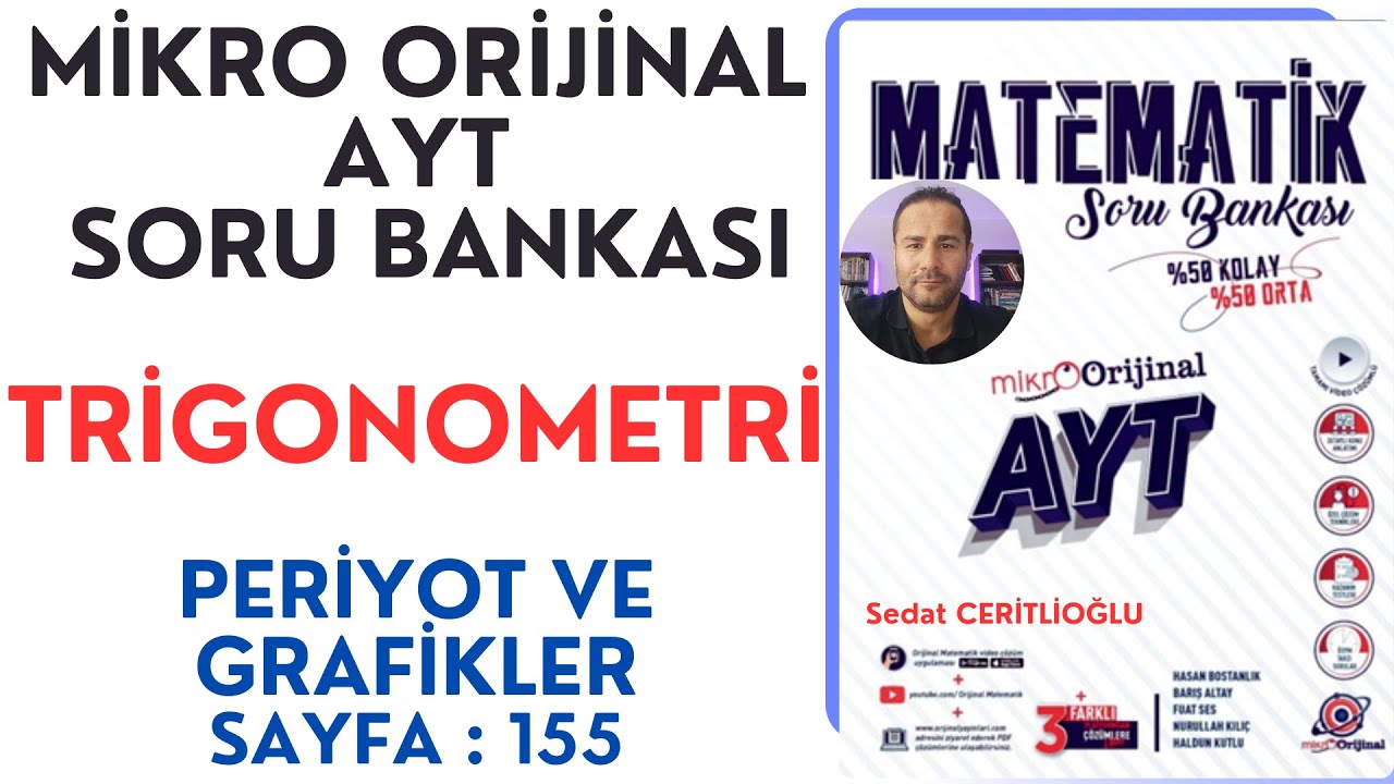 TRİGONOMETRİ | MİKRO AYT SORU BANKASI SYF:155 | #orijinalmatematik #mikroorijinal# yks2024