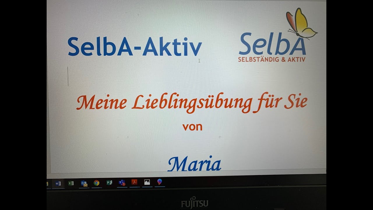 Meine Lieblingsübung für Sie von Maria Hofstadler: Becher und Ball