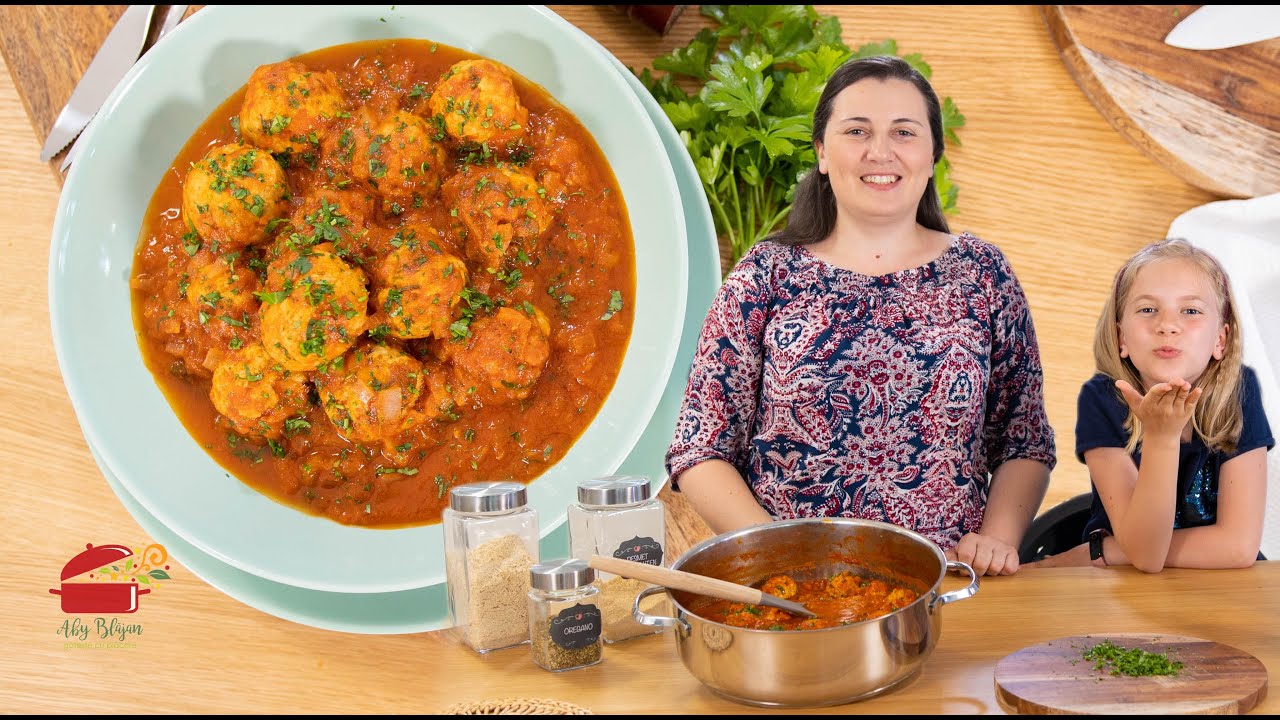 CHIFTELUTE IN SOS DE ROSII - Un deliciu #glutenfree #faragluten #abyblajan