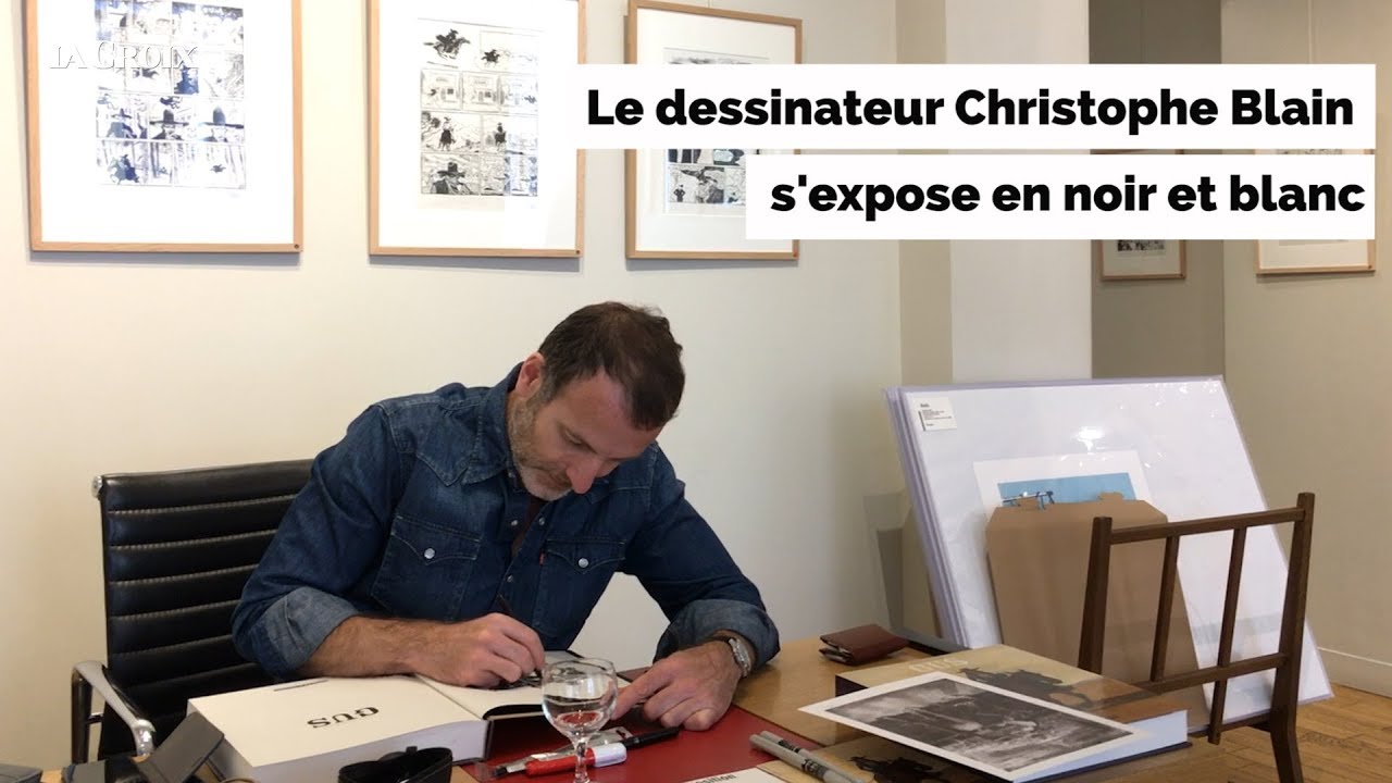 Le dessinateur Christophe Blain s’expose en noir et blanc