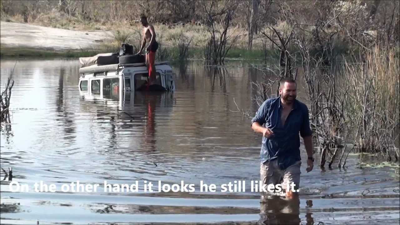 Khwai area River crossing video