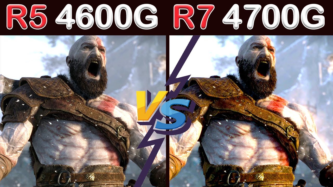 Ryzen 5 4600G VS Ryzen 7 4700G | AMD Radeon RX 6900 XT - Test in 10 Games