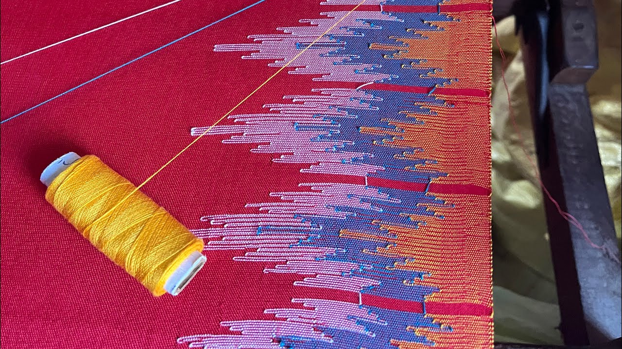 नया बुटा बुन्ने तरिका🙏🙏❤️🫶dhaka saree 