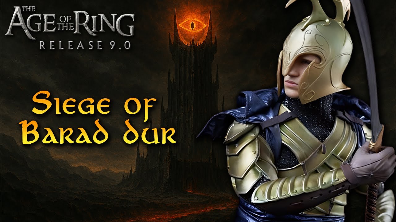 Age of the Ring mod 9.1 | The Last Alliance Besieges Barad-Dur | Custom map!