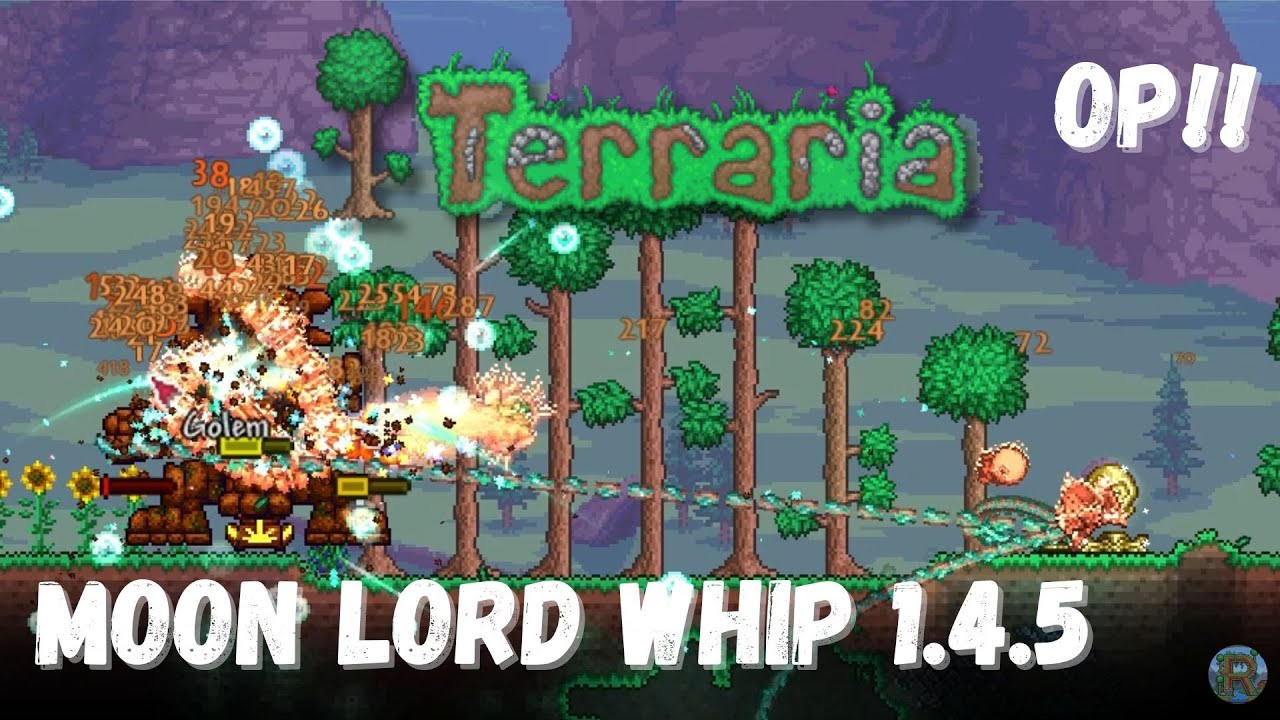 Terraria Moon Lord Whip!! Broken !! 1.4.5