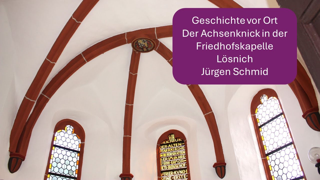 Der Achsenknick der Lösnicher Friedhofskapelle