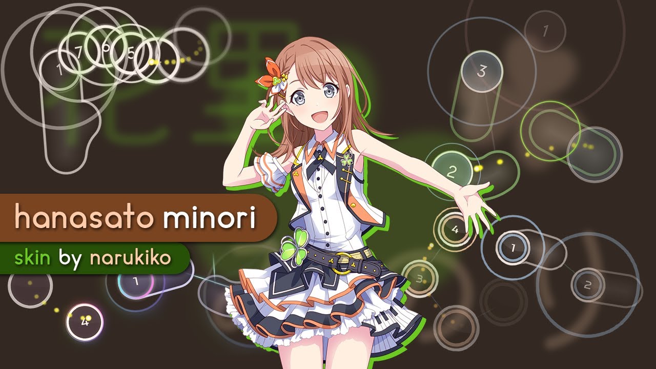 osu! Skin Showcase | Narukiko - Hanasato Minori (花里みのり) (aka. Narukiko's Skin - April 2023 Update)