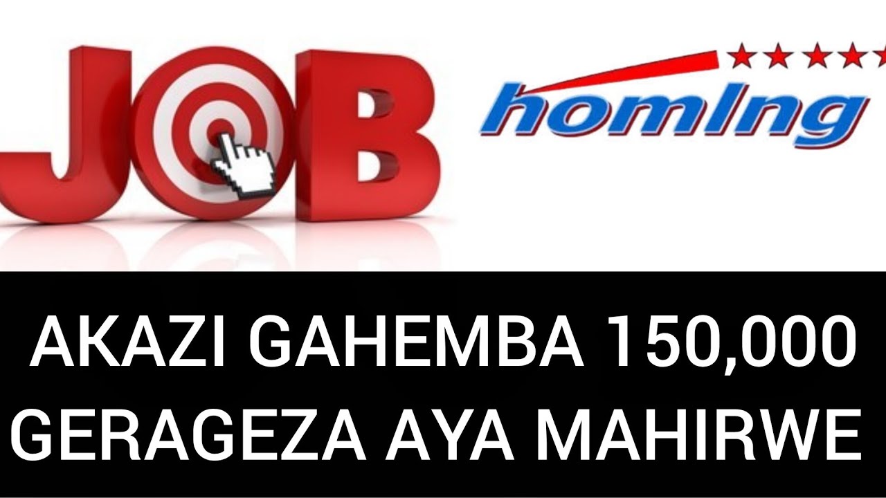 🚨🚨 AKAZI GAHEMBA 150,000 RWF || GERAGEZA AYA MAHIRWE BYIHUSE👇