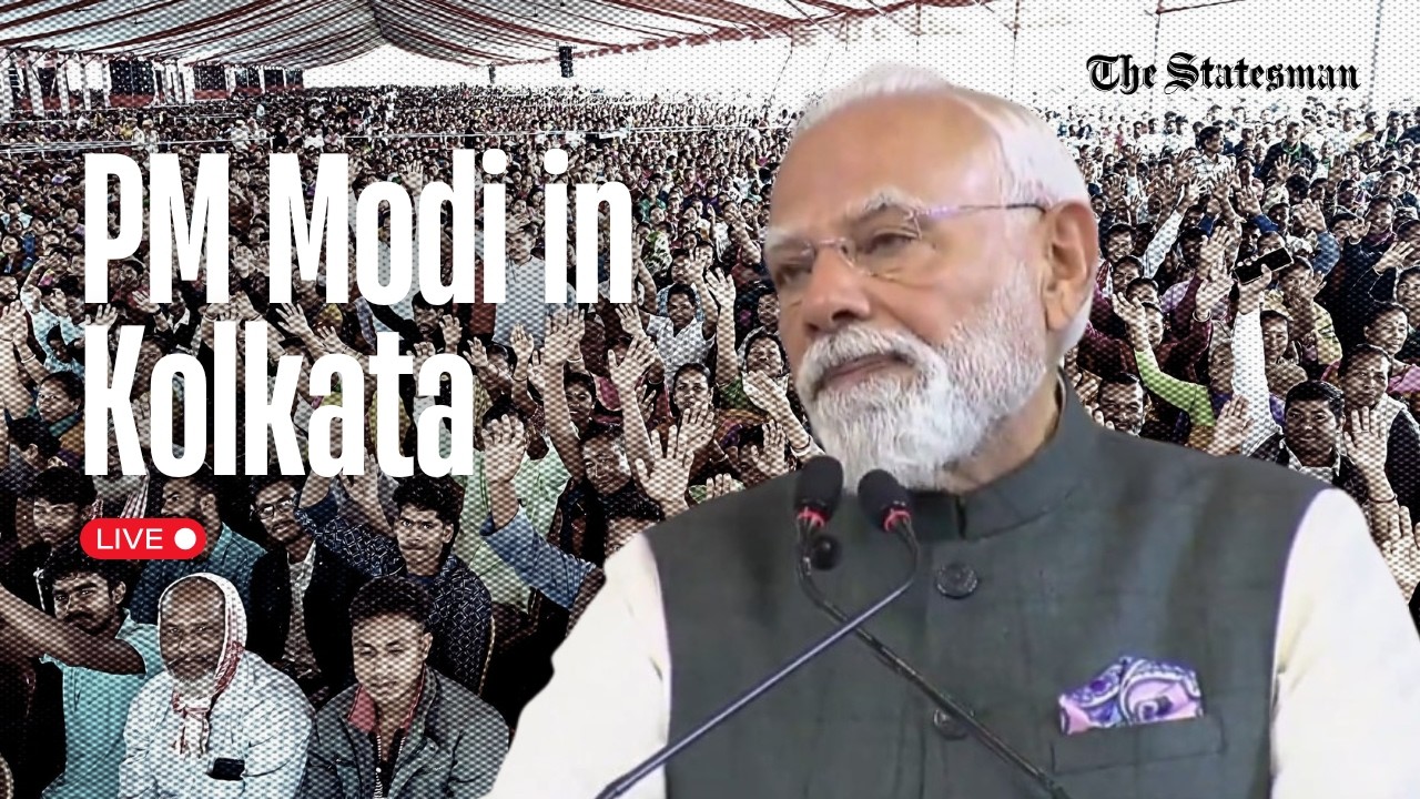 LIVE | PM Modi lays foundation stone, inaugurates various development works in Kolkata, West Bengal