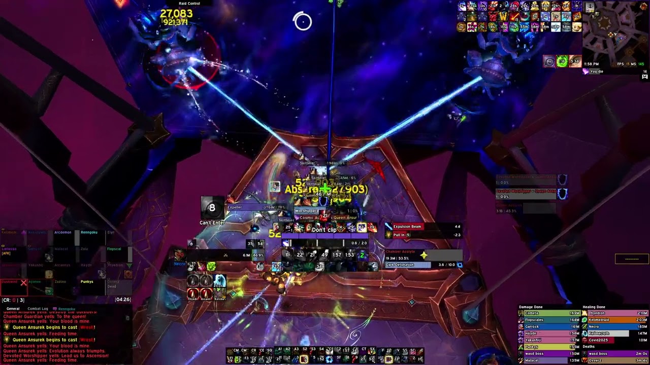 Black Tide VS Mythic Queen Ansurek - Devastation Evoker PoV