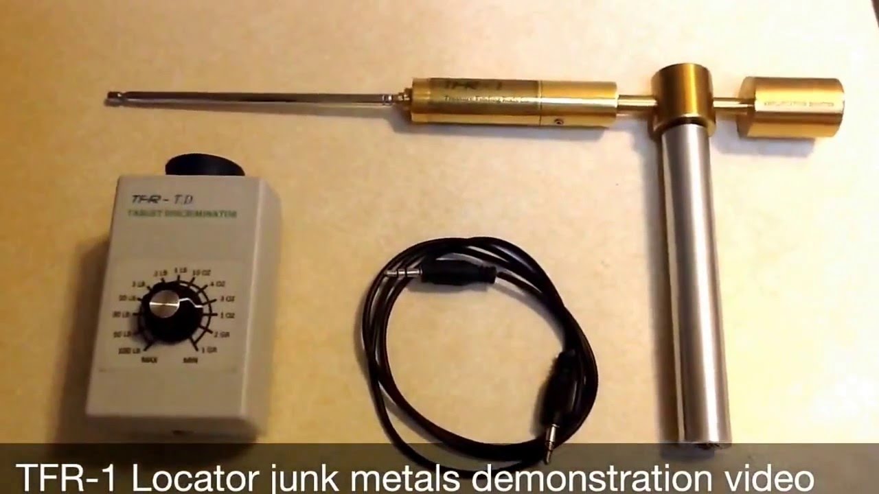 Long Range Locator TFR-1 junk metals demonstration video.