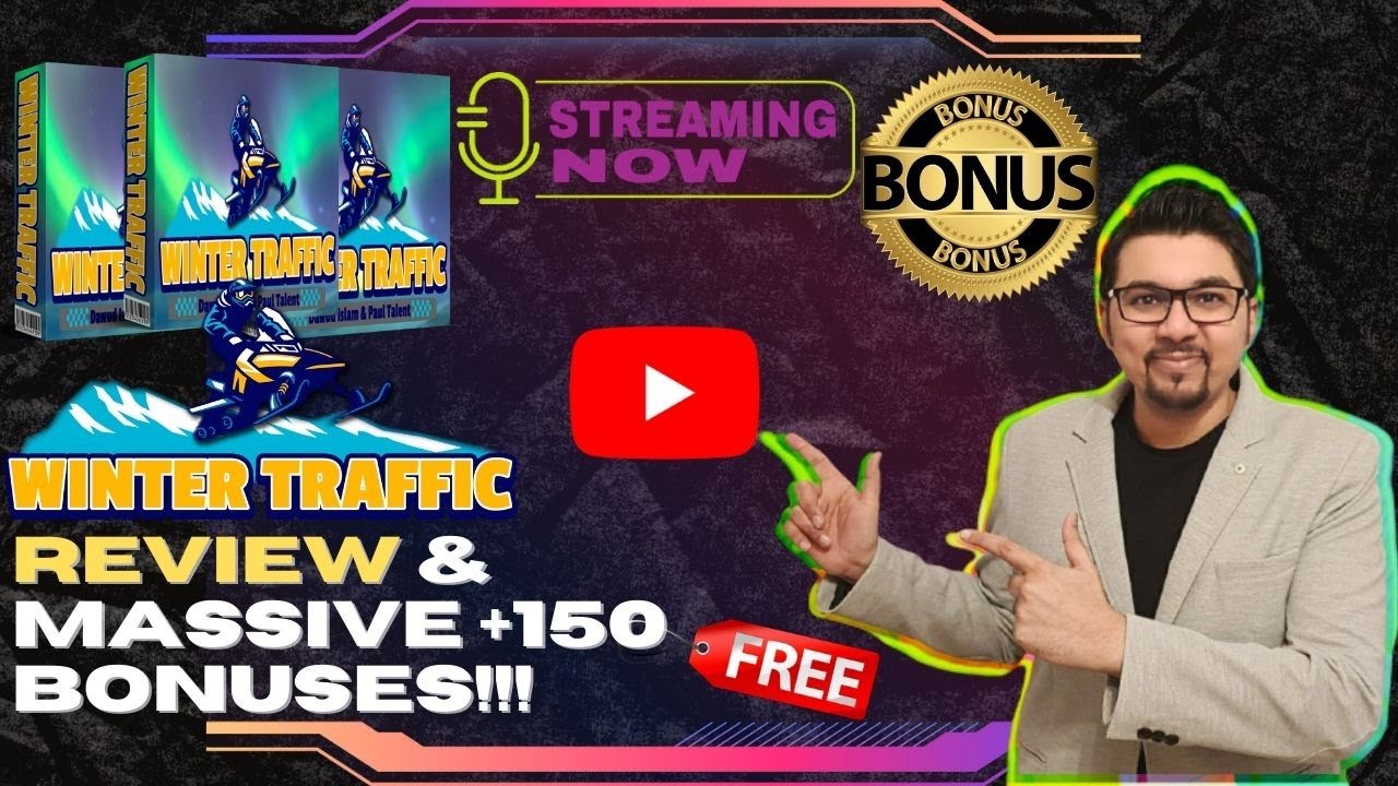 Winter Traffic Review⚡💻Get Free Daily Traffic From 6 X Different Traffic Sources💻⚡Get +150 Bonuses💸💰