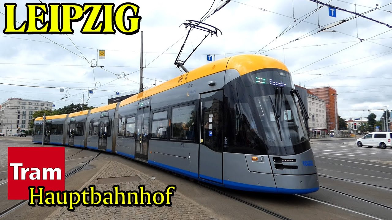 Die Straßenbahn am Hauptbahnhof Leipzig 🇩🇪