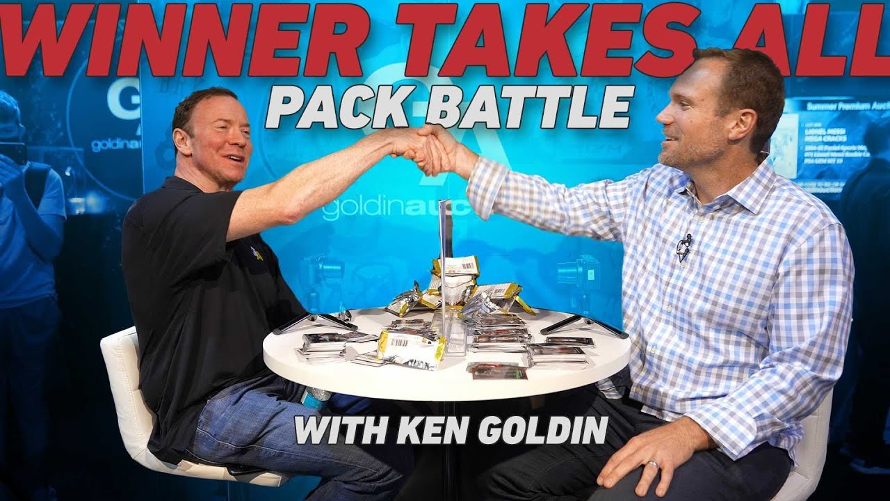💸Ken Goldin VS Geoff💸WINNER TAKES ALL PACK BATTLE at the National! 👀