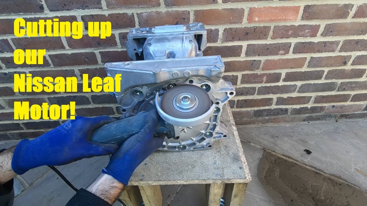 Electric Porsche 911 project video 16 - Chopping our Nissan Leaf motor to make it fit