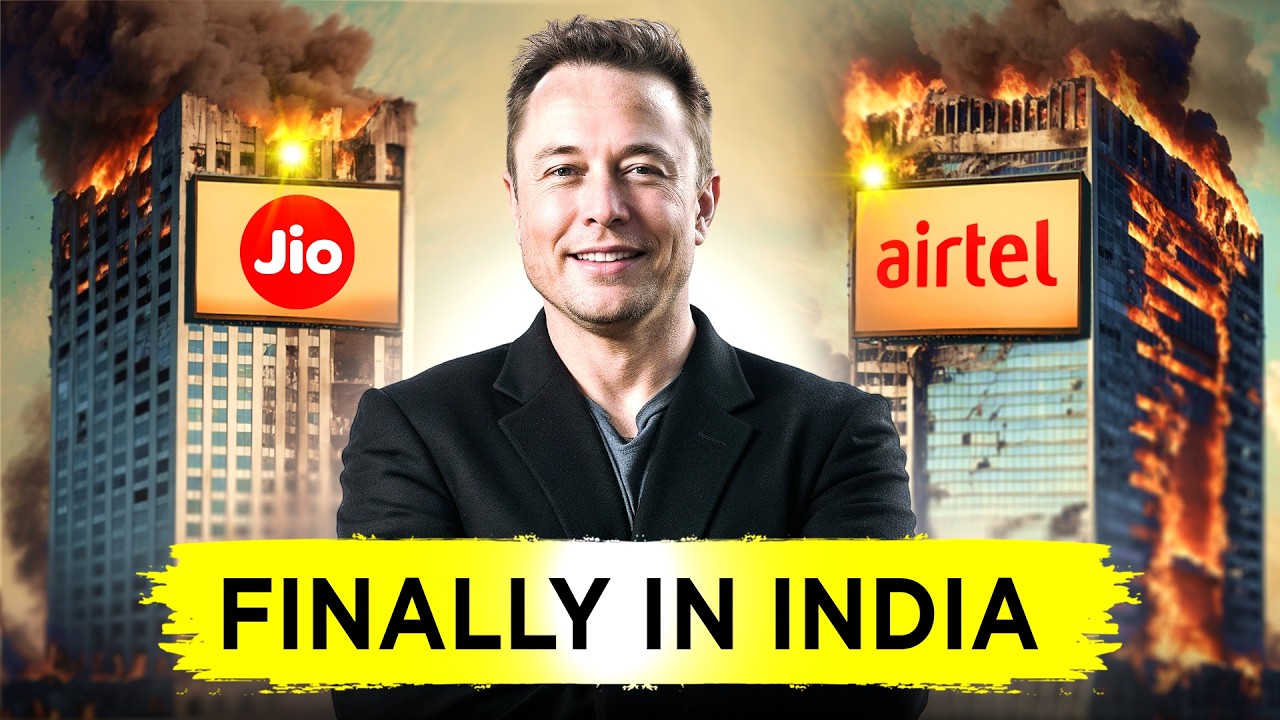 Will Starlink Kill Jio & Airtel in India? 😱 Telecom War Starting Again | By Sahil Verma