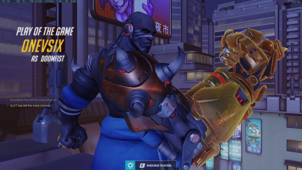 POTG! KABAJI WIDOW + DOOMFIST + SOLDIER 76 OVERWATCH SEASON 30 TOP 500 GAMEPLAY