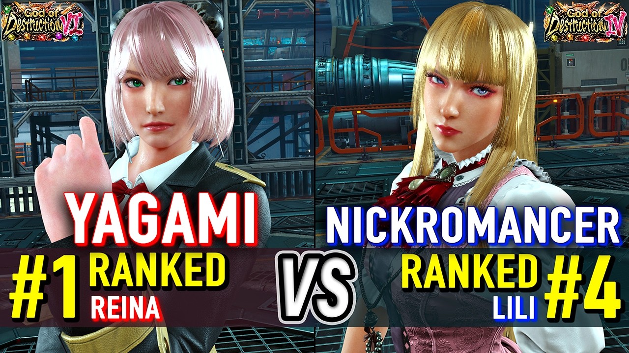 T8 🔥 YAGAMI (#1 Ranked Reina) vs NICKROMANCER (#4 Ranked Lili) 🔥 Tekken 8 High Level Gameplay