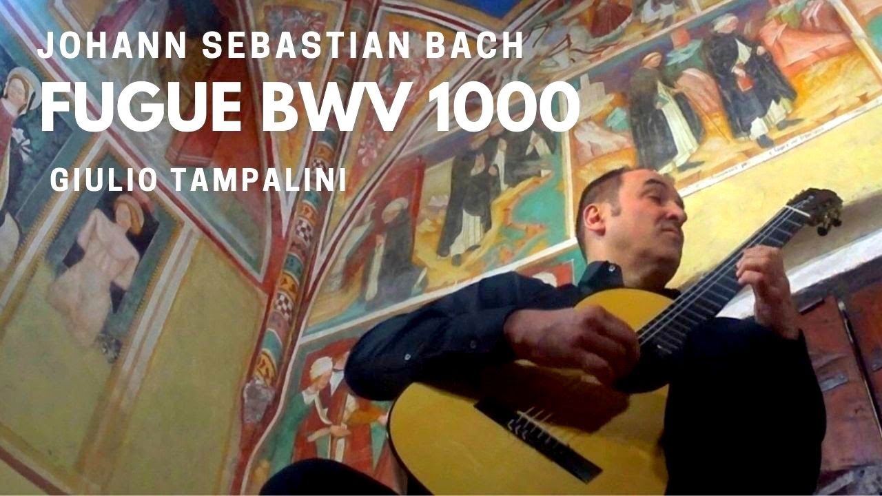 TAMPALINI plays Bach Fuga BWV 1000