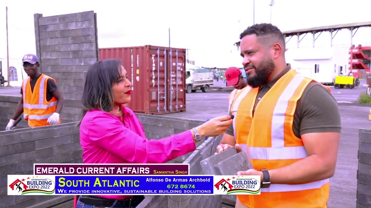 First Recycled Plastic House Built in Guyana by South Atlantic.