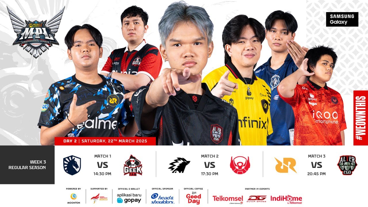 🔴 LIVE | MPL ID S15 | Regular Season Day 2 Week 3 | English