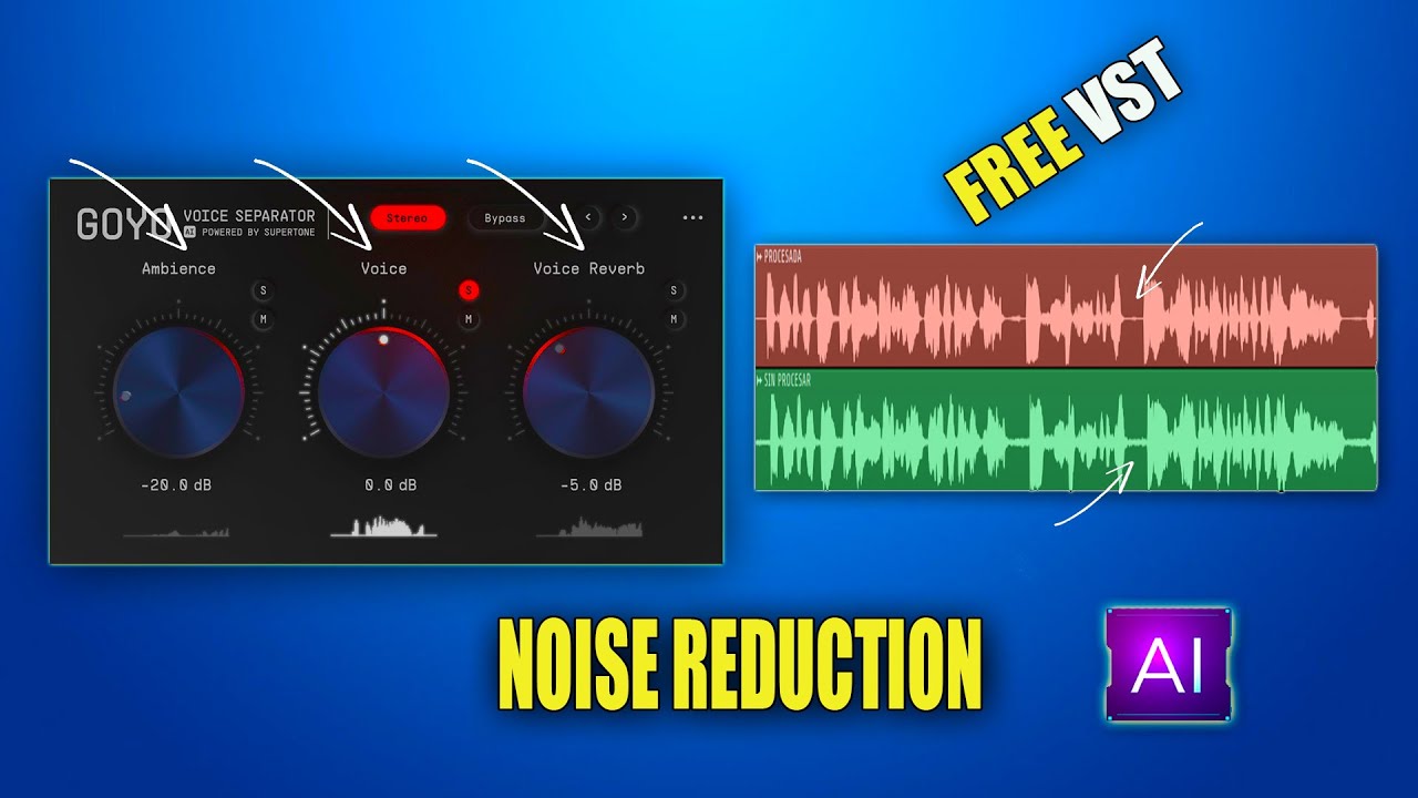 ✅NECESITAS este Plugin AI para Eliminar el RUIDO de FONDO en tus VOCES 100% GRATIS - FL STUDIO 21