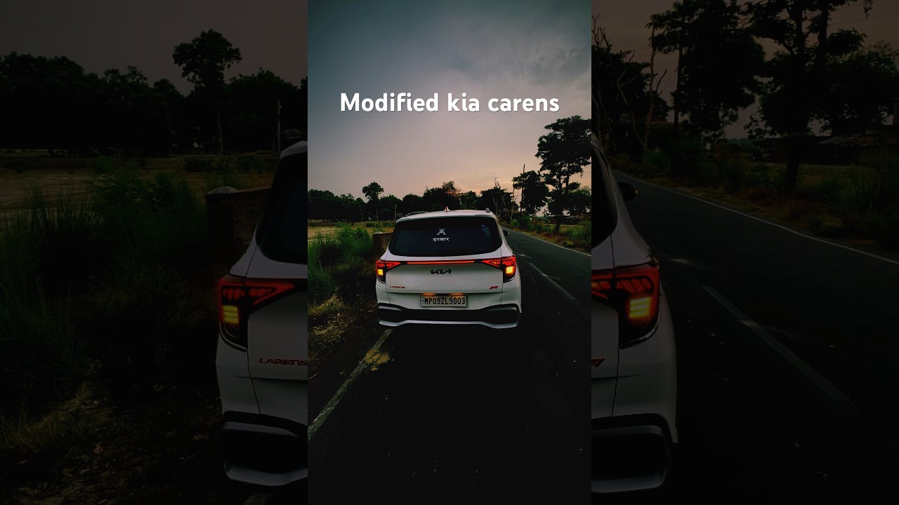 Kia carens modified top speed 215 #kia #kiacarens #kiacarens2024 #modified #viral #modifications